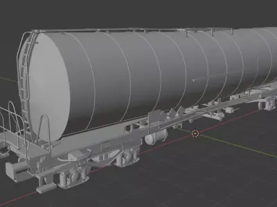 H0 1-87 scale Zacens 78 tank car 3D print model