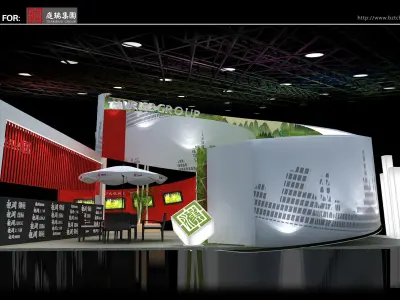 Exhibition - Area - 12X12-3DMAX2009-03 3D model