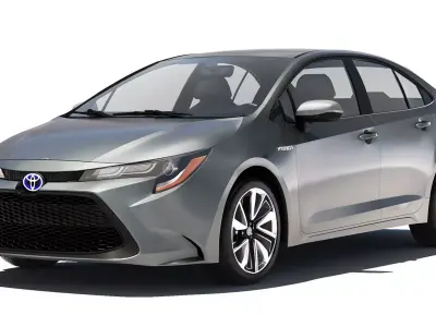 Toyota Corolla Hybrid 2020 3D model