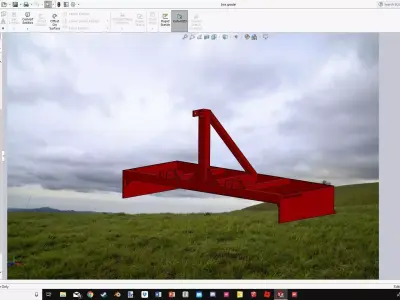 Box Grader for 3-Point Hitch 9ft 3D model