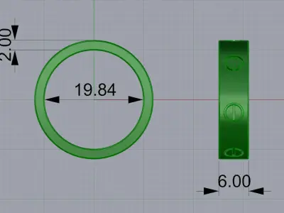 Gold N1398 3D print model