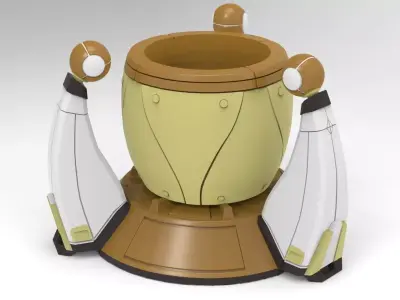 flower pot for 3d printing 3D print model