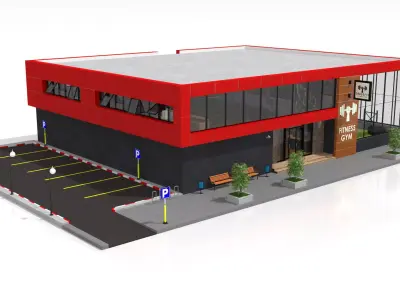 Fitness Center 3D model