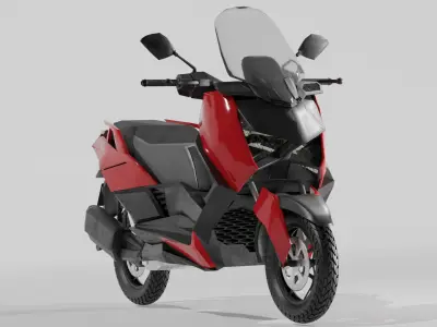 motorcycle XMAX 3D model