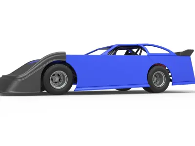 Super Dirt Late model Scale 1 to 25 3D print model