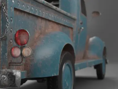 Old custom pickup Code 247  3D model