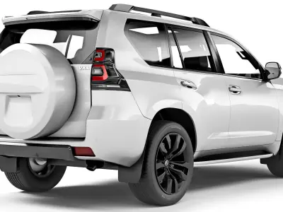 Toyota Land Cruiser Prado VXL 2021 3D model