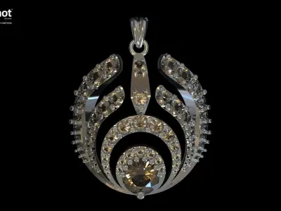 3D Pendant Model 3D print model