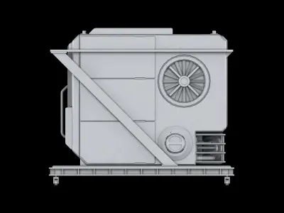 Sci-Fi Generator 3D model