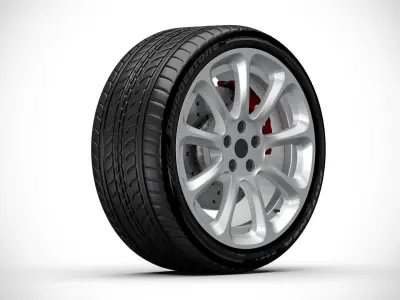 Wheel v14 3D model