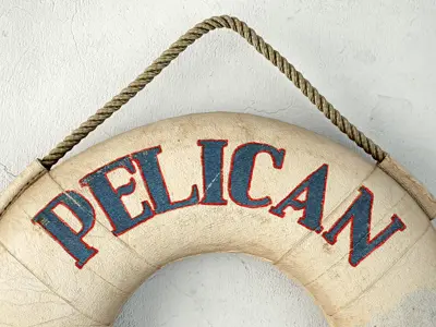 Vintage Life Preserver 3D model