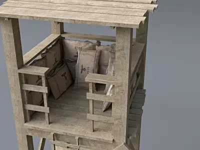 Guard Tower 3D model