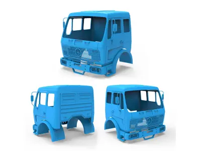 Mercedes Benz NG 1632 3D print model