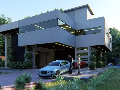 MODERN HOUSE 3 3D model