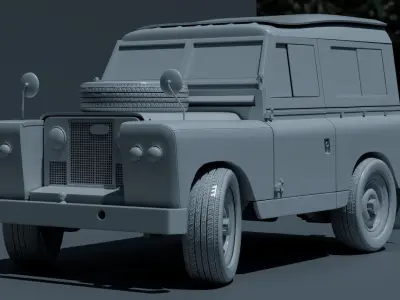 Land Rover car 3D model