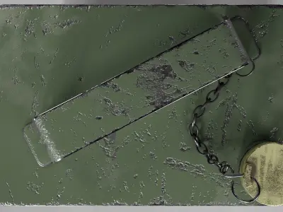  Vintage Castrol Petrol Gas Fuel Can Low-poly 3D model