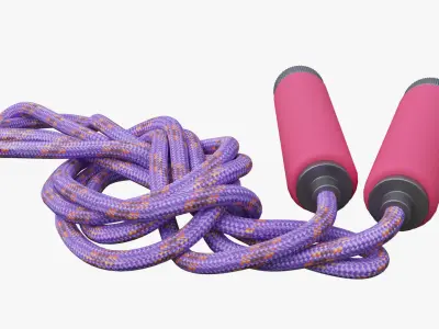 Rope skipping 3D model