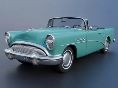 Buick Century Convertible 1954 3D print model