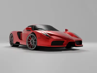  High poly Ferrari Enzo 3D model
