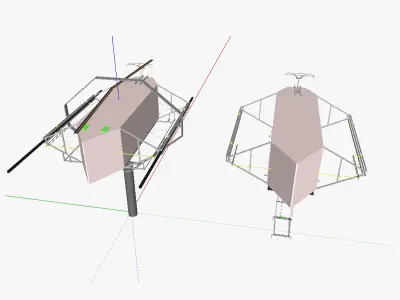 AT cable car 3D model