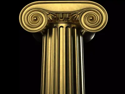 Column of Corinthian 3D model