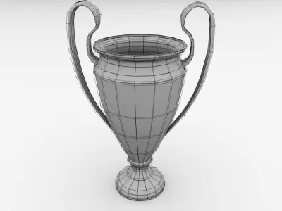 Silver Cup 3D model