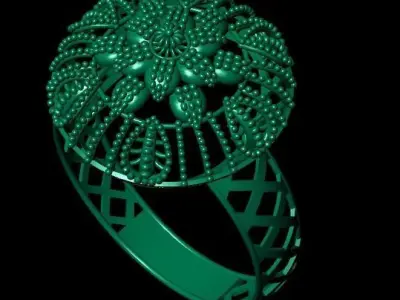 Gold Ring 9 3D print model