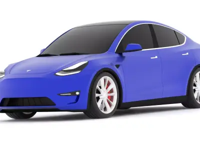 Tesla Model Y 2021 2022 3D model