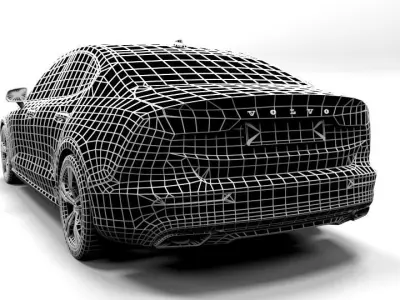 VOLVO S60 Low-poly 3D model