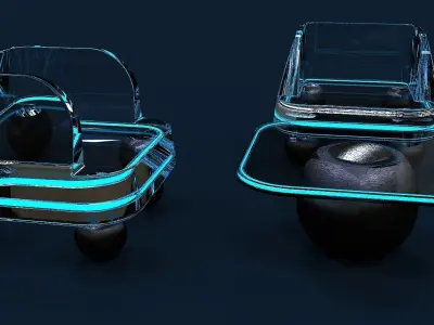 Contemporary sofa Free 3D model