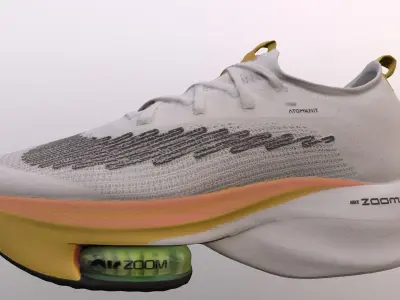 NIKE AIR ZOOM SHOES PBR Low-poly 3D model