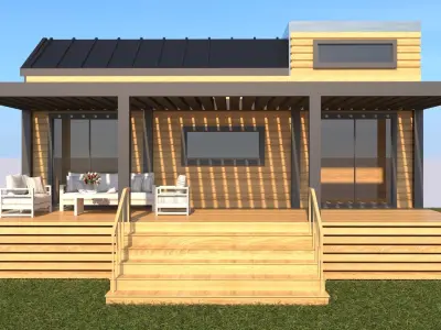 Tiny House 3D model buy