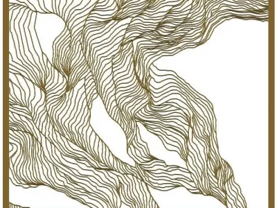 wall panel rainforest  3D model