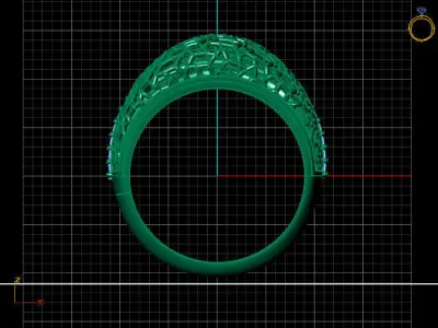 Women Ring 3DM Womens Ring 3d models 3D print model 3D print model
