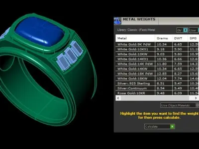 Ring Gemstone Free 3D print model