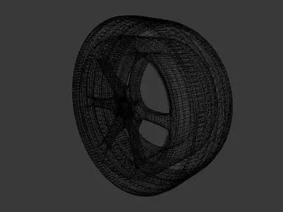 Car Wheel R34 3D model