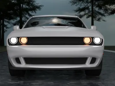 dodge challenger srt hellcat 2015 3D model