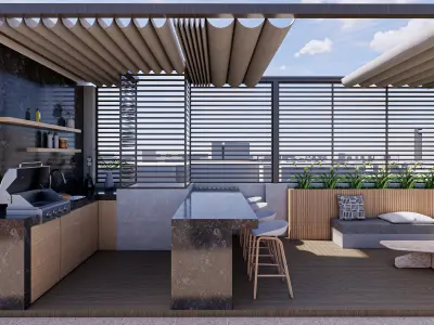 MODELADO DE VIVIENDA UNIFAMILIAR DE DOS NIVELES  3D model