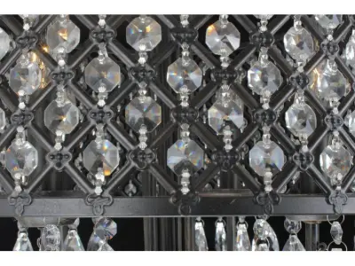 Mckamey light Dimmable Drum Chandelier 3D model