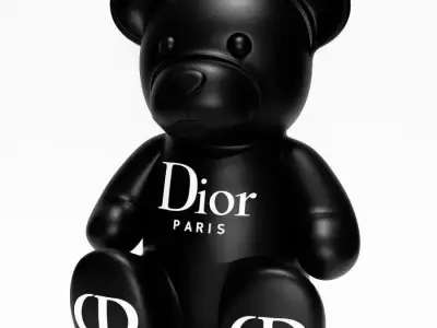 Dior Bear toy 3D print model