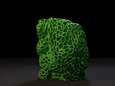 Turtle Voronoi 3D print model