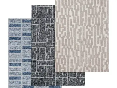 Rug Set 2314 3D model