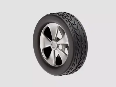 Tire car tire truck tire  Low-poly 3D model