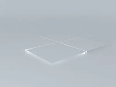 TILES floor with four squares Free 3D model