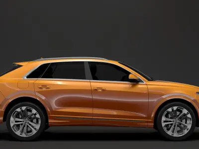 Audi Q8 50 TDI quattro S line 2020 3D model