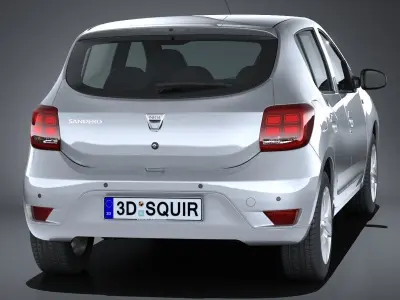 Dacia Sandero 2017 3D model