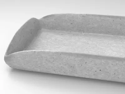 Mol Ashtray Low-poly 3D model