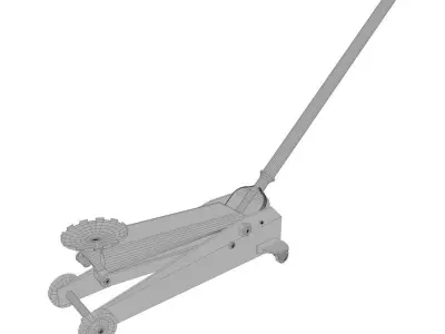 Car Jack Low-poly 3D model