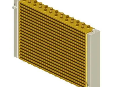 Toddler Radiator Toy 3D model