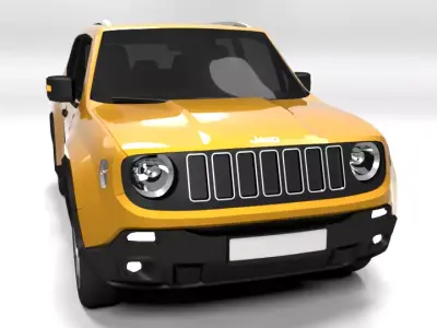 JEEP REGENADE Low-poly 3D model